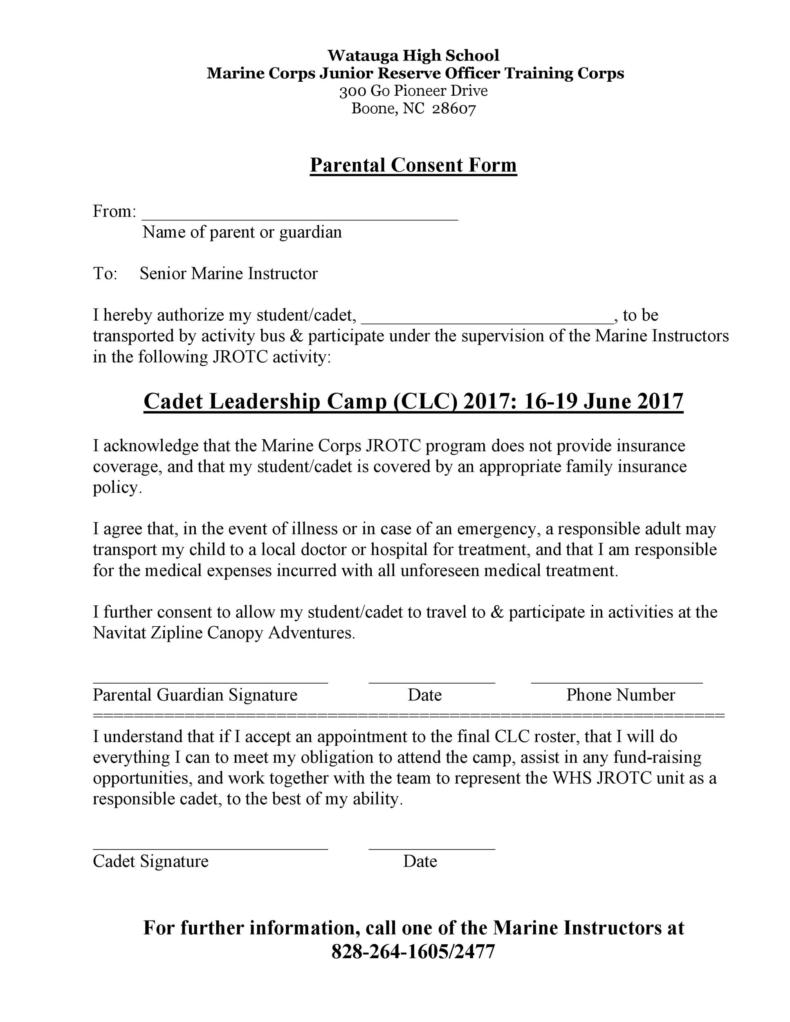 Pii Consent Form