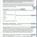 Caesarean Section Consent Form India