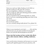 Waxing Consent Form Template