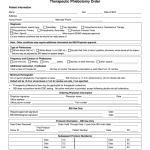 Therapeutic Phlebotomy Consent Form