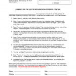 Depo Provera Consent Form