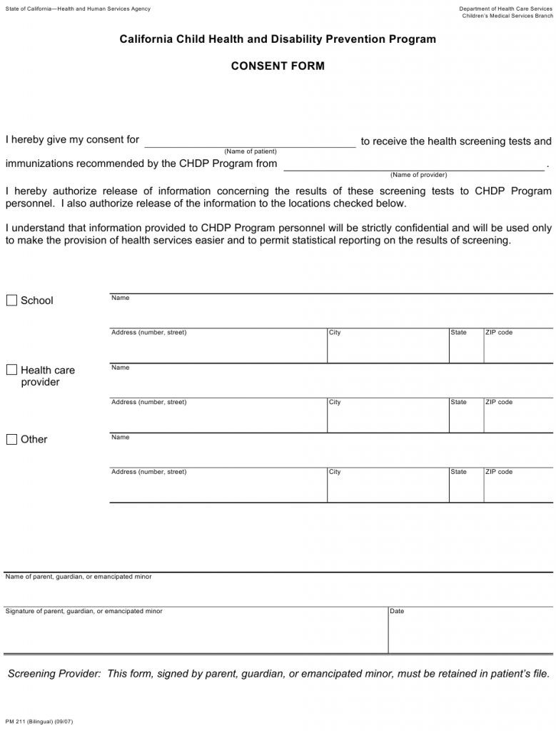 Informed Consent Form For Therapy California