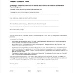 Patient Consent Form For Case Report Publication