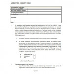 Marketing Consent Form Template
