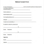 Printable Medical Consent Form Pdf