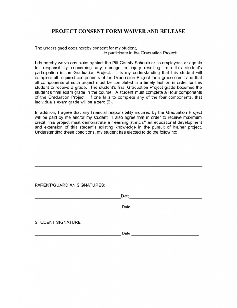 Project Consent Form