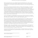 Group Therapy Informed Consent Form Template