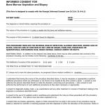 Bone Marrow Biopsy Consent Form