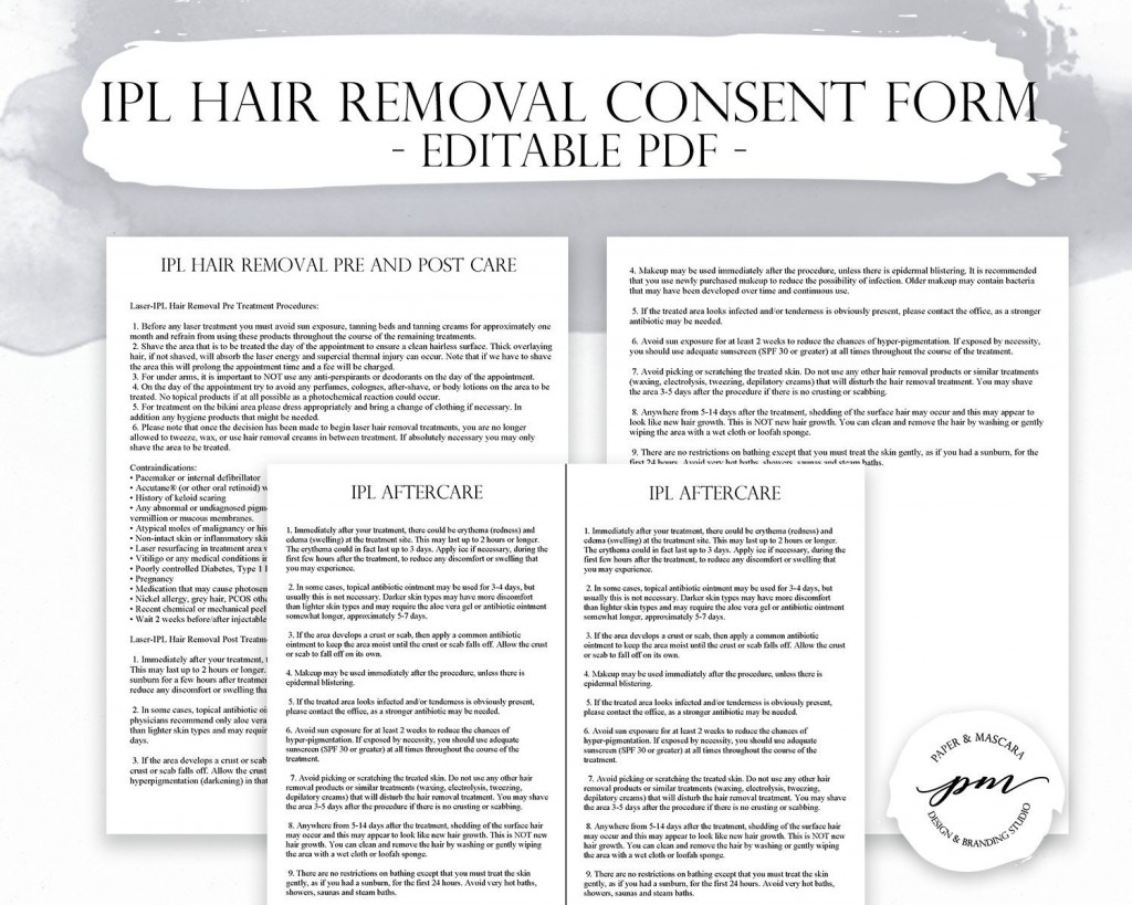 Ipl Consent Form