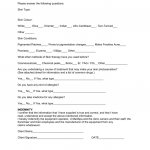 Electrocautery Consent Form