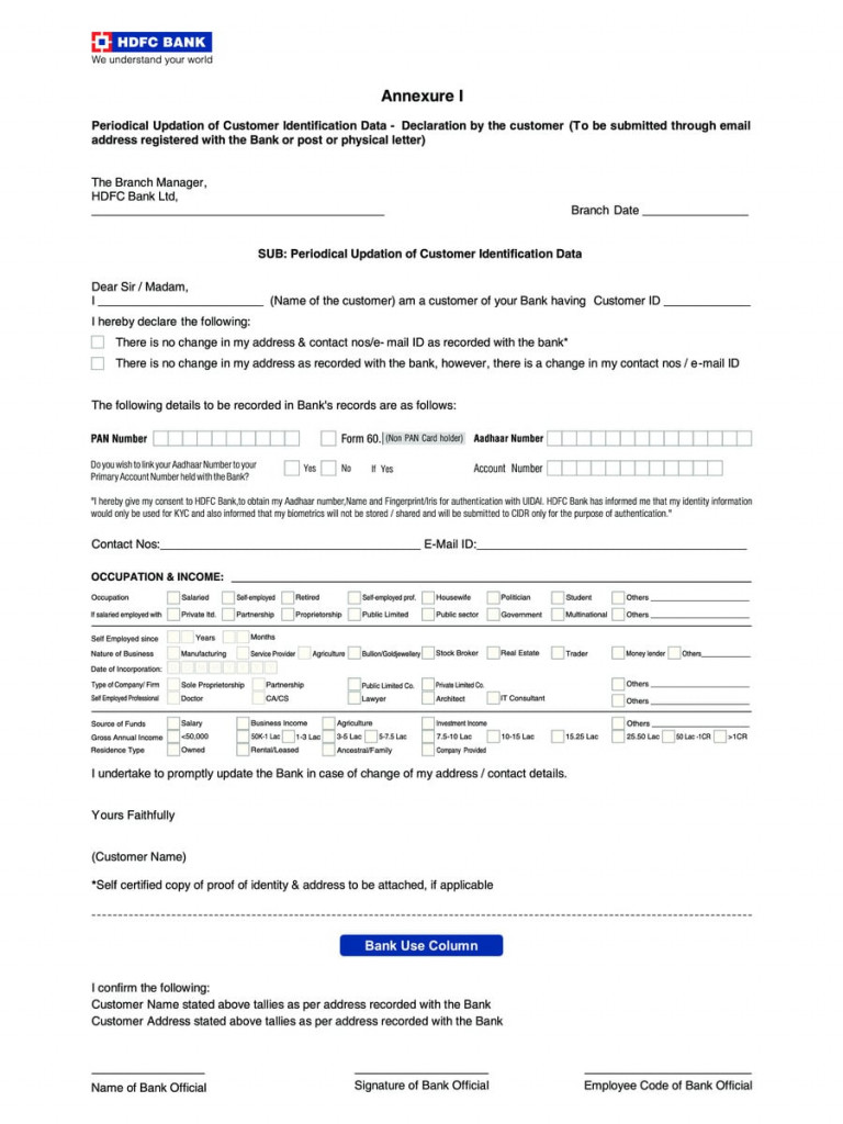 Hdfc Preferred Consent Form