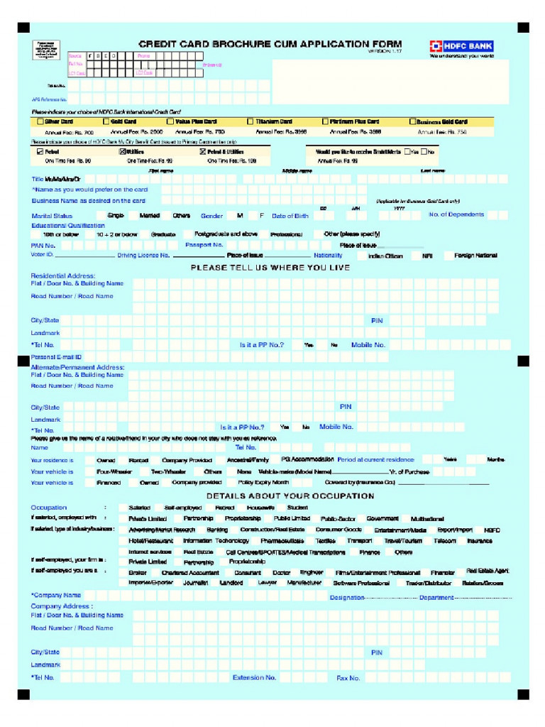 Hdfc Preferred Consent Form