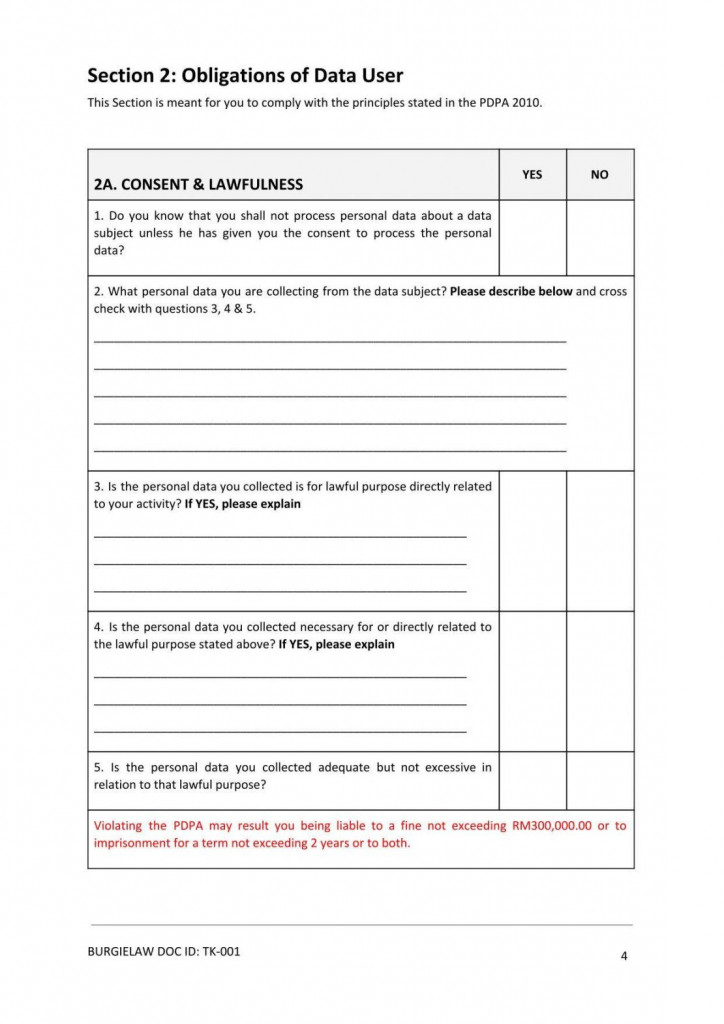 Pdpa Consent Form For Customer