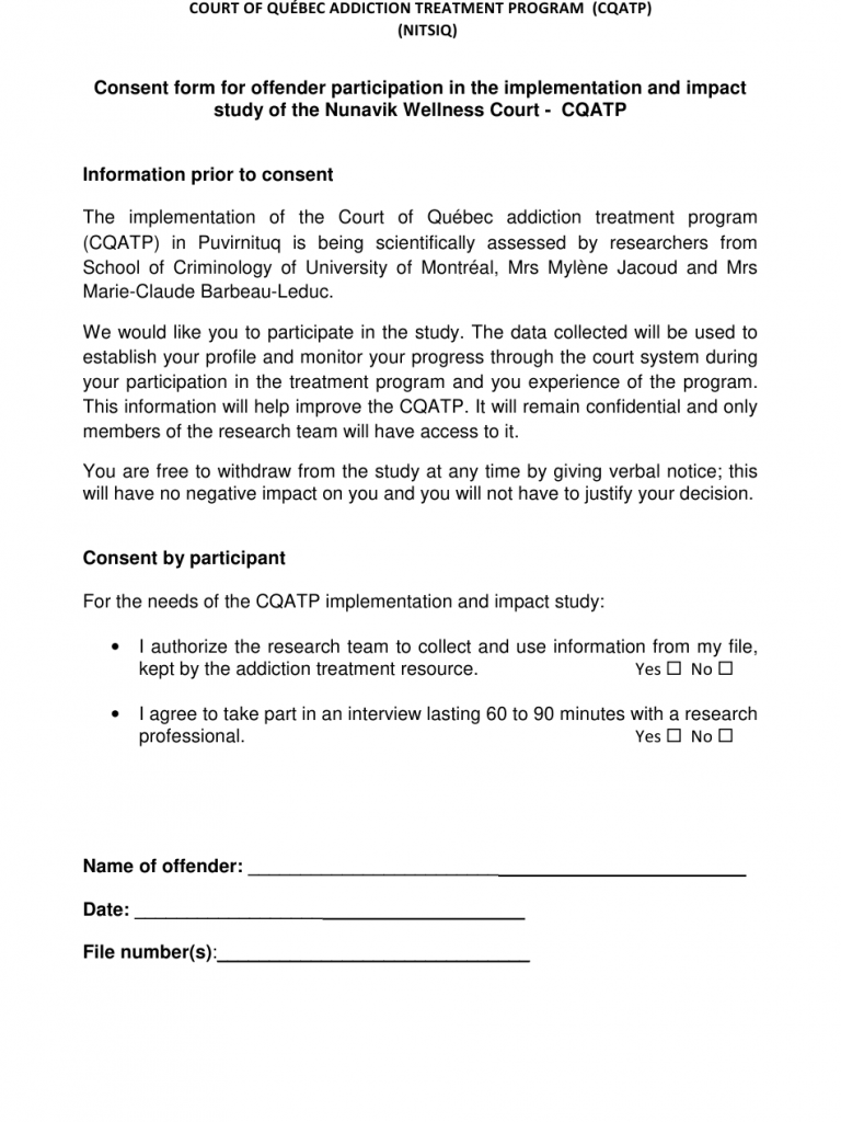 Canada Consent Form 2019