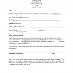 Security Guard Consent Form