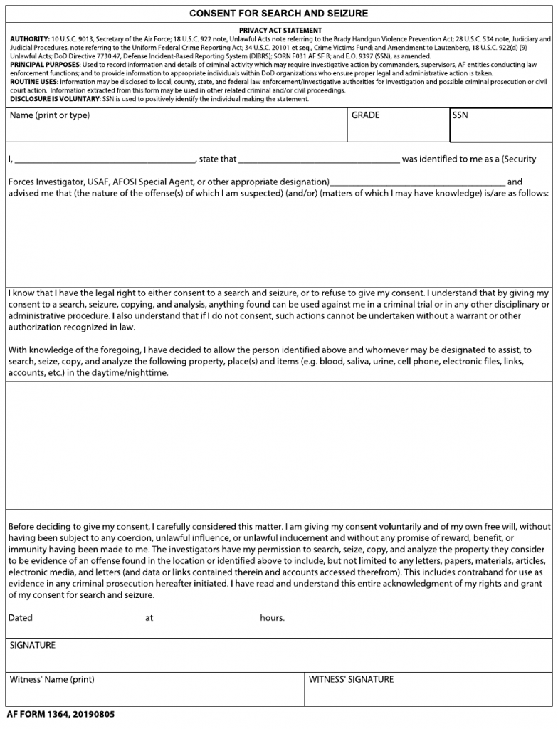 Indian Air Force Consent Form Pdf