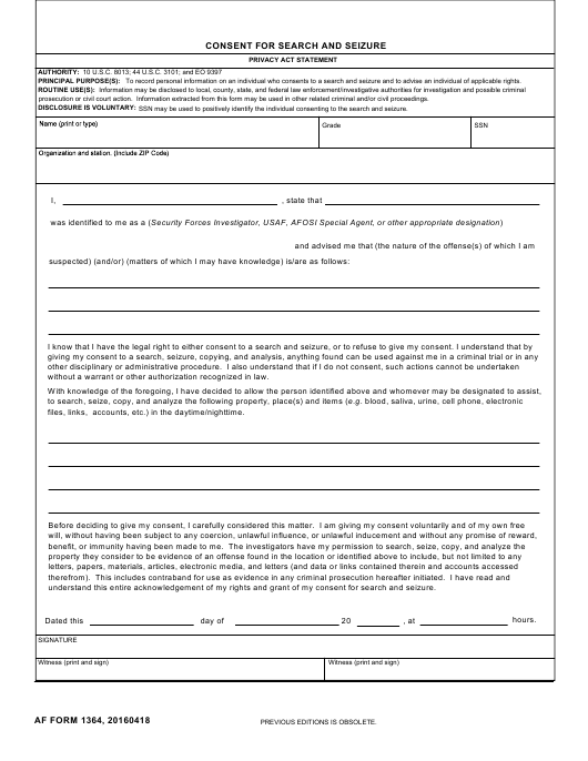 Indian Air Force Consent Form Pdf