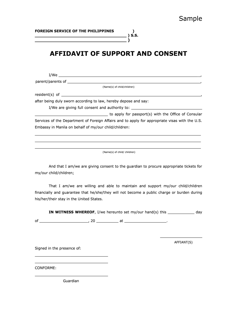 Marriage Parental Consent Form