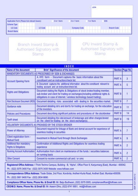 Hdfc Consent Form