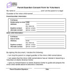 Parent Guardian Consent Form For Minors For Driver's Licence