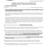 Central Line Consent Form
