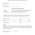 Consent Form For Fitness Testing