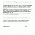 Consent Form For Fitness Testing