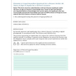 Driving Licence Consent Form