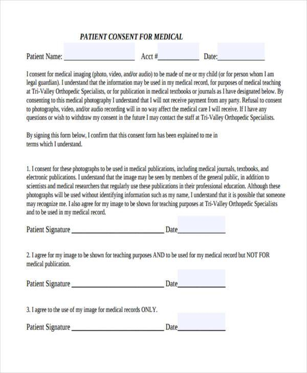 New Patient Consent Forms