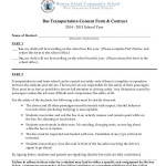 Transportation Consent Form