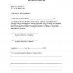 Letter Of Consent Form