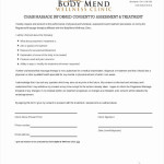 Massage Consent Form Template