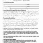 Informed Consent Form Personal Training