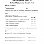 Medical Photography Consent Form