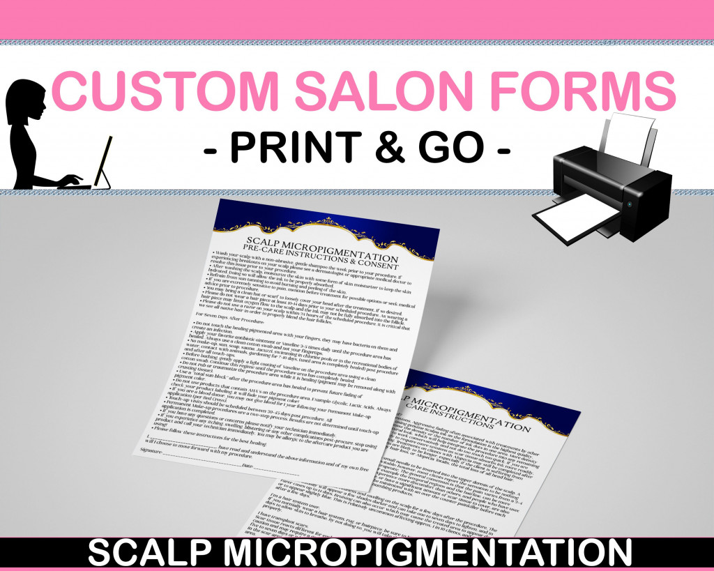 Scalp Micropigmentation Consent Form