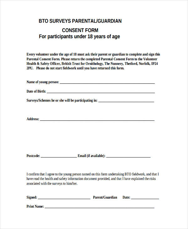 Assent Consent Form