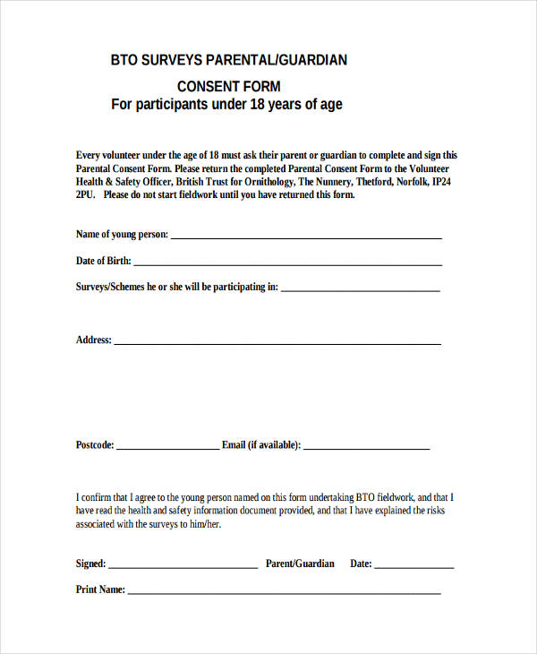 Survey Consent Form