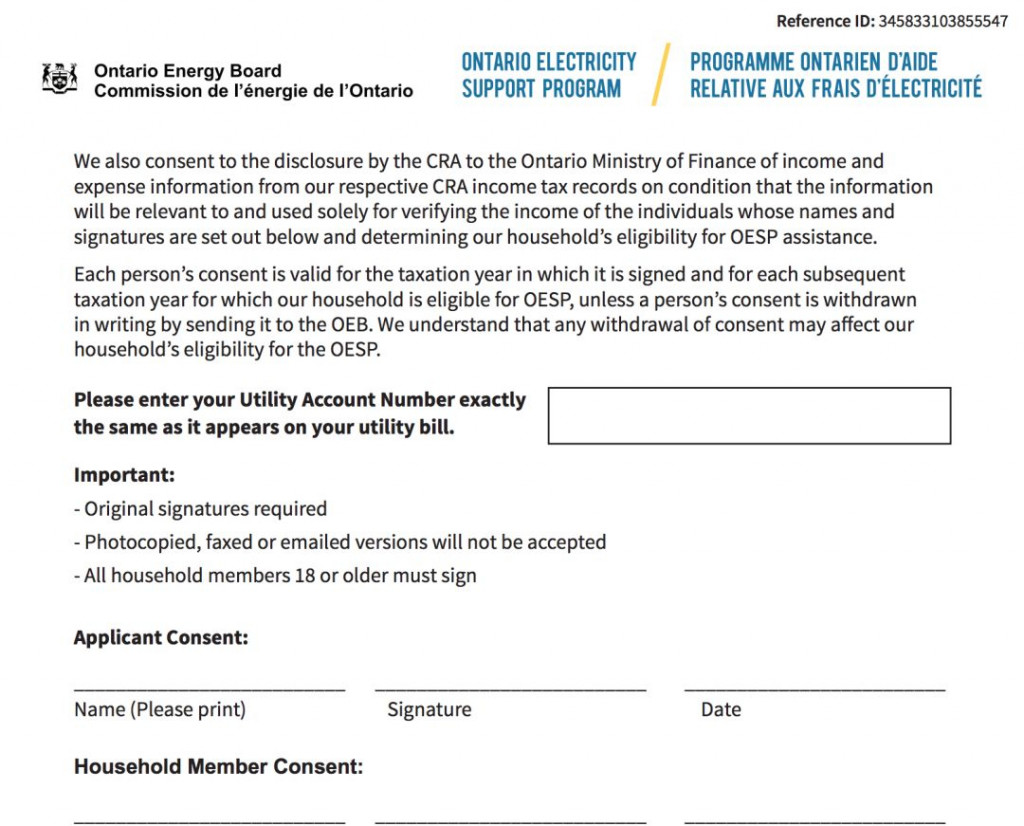 Oesp Consent Form