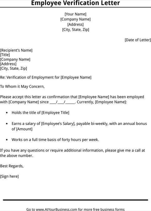 Employer Consent Form