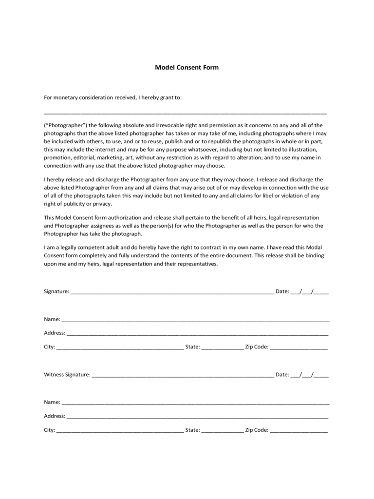 Psychology Consent Form Ib