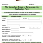 Employment Screening Consent Form