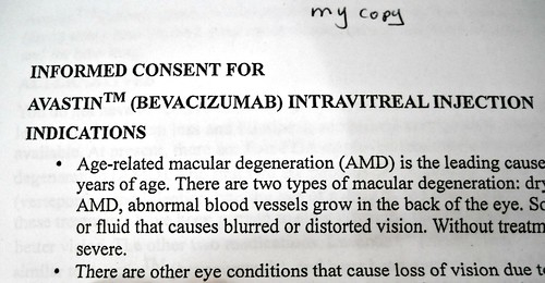 Avastin Consent Form