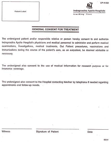 Ivf Consent Forms