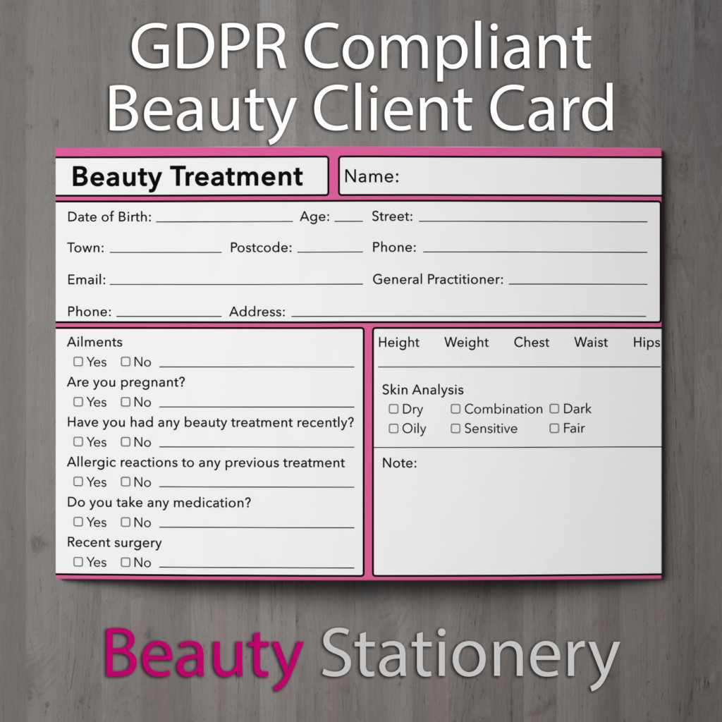 Gdpr Compliant Consent Form Template