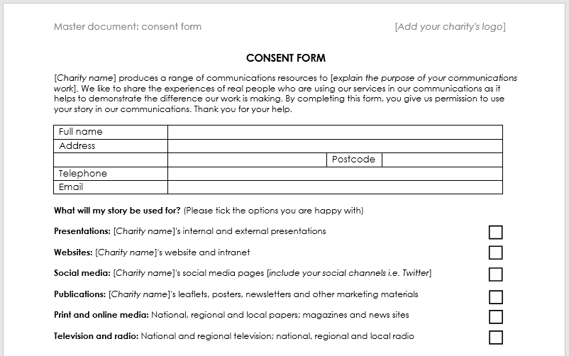 Informed Consent Form Qualitative Interview