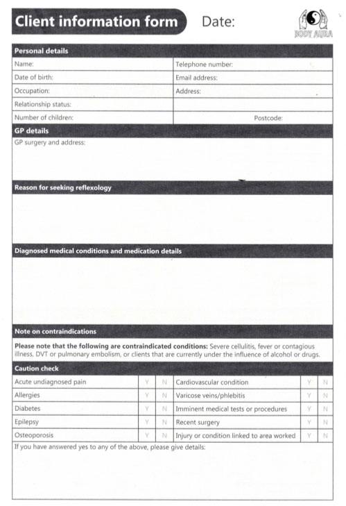 Blank Surgical Consent Form