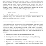Consent Form For Dental Extraction In Hindi