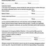 Emergency Consent Form