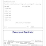 Excursion Consent Form