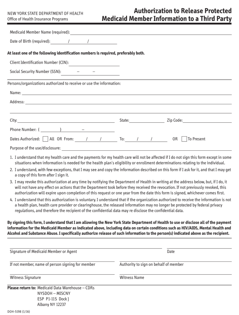 Doh Consent Form